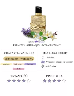Yves Saint Laurent Libre Vanille Couture woda perfumowana 2