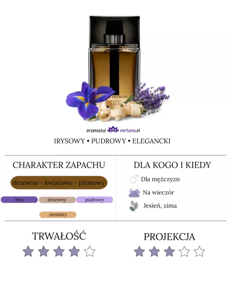 Dior Homme Intense woda perfumowana 2ml | Przetestuj Perfumy
