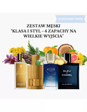 Zestaw Męski "Klasa i Styl - 4 Zapachy Na Wielkie Wyjścia"
