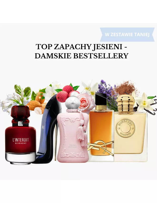 Top Zapachy Jesieni - Damskie Bestsellery, najlepsze damskie zapachy na jesień