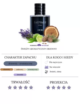 Christian Dior Sauvage Extrait - odlewka od 2 ml | Przetestuj Perfumy 2