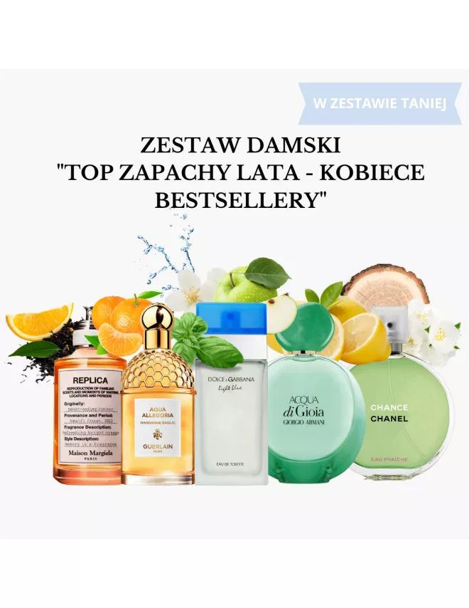 Zestaw Damski "Top Zapachy Lata - Kobiece Bestsellery" (Pojemność: 5 x 2 ml)